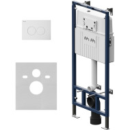 Инсталляция AM.PM MasterFit I012710.0101 для унитаза с Белой глянцевой клавишей смыва