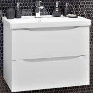 Тумба под раковину Opadiris Элеганс 70 00-00006756 подвесная Белая матовая