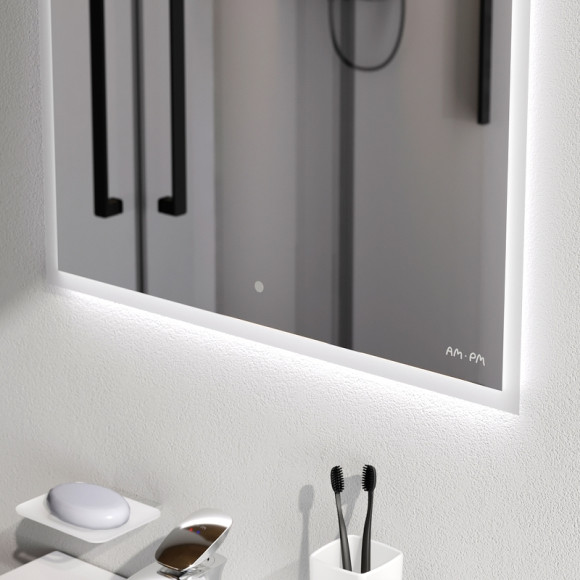 Зеркало AM.PM Spirit v2.0 60 M71AMOX0601SA с подогревом с подсветкой и сенсорным выключателем Зеркало AM.PM Spirit v2.0 60 M71AMOX0601SA с подогревом с подсветкой и сенсорным выключателем