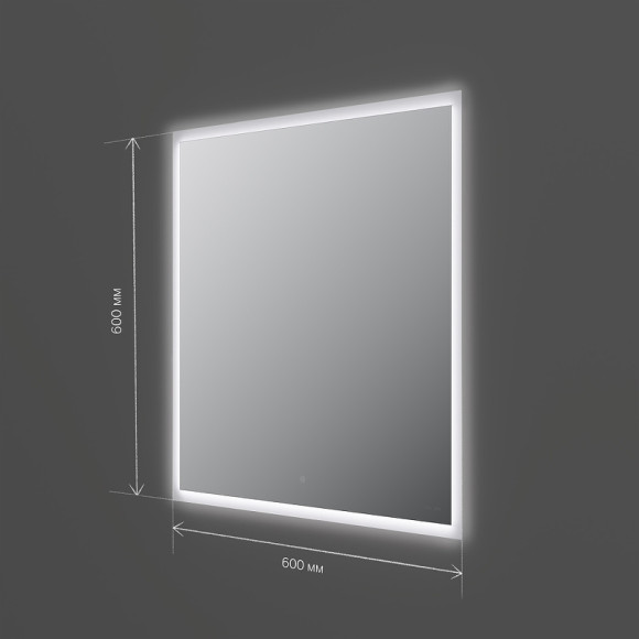 Зеркало AM.PM Spirit v2.0 60 M71AMOX0601SA с подогревом с подсветкой и сенсорным выключателем Зеркало AM.PM Spirit v2.0 60 M71AMOX0601SA с подогревом с подсветкой и сенсорным выключателем