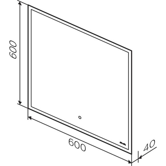 Зеркало AM.PM Spirit v2.0 60 M71AMOX0601SA с подогревом с подсветкой и сенсорным выключателем Зеркало AM.PM Spirit v2.0 60 M71AMOX0601SA с подогревом с подсветкой и сенсорным выключателем