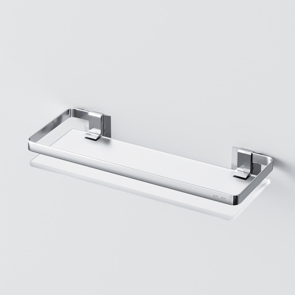 Стеклянная полка AM.PM Sense L A7455100 Серебристая Стеклянная полка AM.PM Sense L A7455100 Серебристая