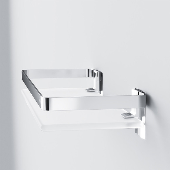 Стеклянная полка AM.PM Sense L A7455100 Серебристая Стеклянная полка AM.PM Sense L A7455100 Серебристая