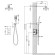 Душевая система Timo Petruma SX-5059/03SM с термостатом Черный Душевая система Timo Petruma SX-5059/03SM с термостатом Черный