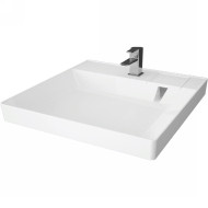 Раковина Azario Sharp 60 CS00078298 на стиральную машину Белая