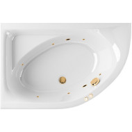 Акриловая ванна Excellent Aquarella 170x110 L WAEX.ARL17.SOFT.GL с гидромассажем