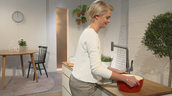 Смеситель для кухни Hansgrohe Metris 14820800 Сталь Смеситель для кухни Hansgrohe Metris 14820800 Сталь