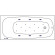 Акриловая ванна Whitecross Layla Slim 170x75 0122.170075.100.RELAX.WH с гидромассажем Акриловая ванна Whitecross Layla Slim 170x75 0122.170075.100.RELAX.WH с гидромассажем