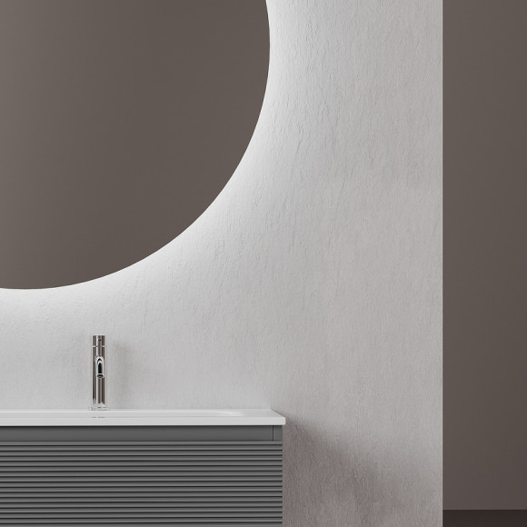 Тумба под раковину Sancos Folk 100 R FL100RGS подвесная Grey soft