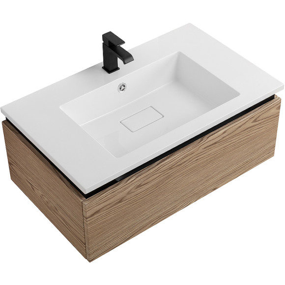 Тумба под раковину Cezares Slider 80 SLIDER-800-1C-SO-RT-P подвесная Дуб тангент