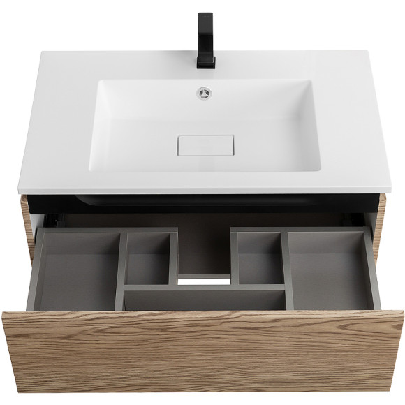 Тумба под раковину Cezares Slider 80 SLIDER-800-1C-SO-RT-P подвесная Дуб тангент