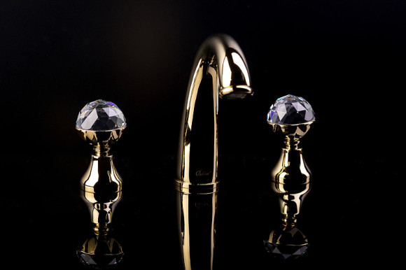 Смеситель для раковины Boheme Imperiale Presente 337 Золото