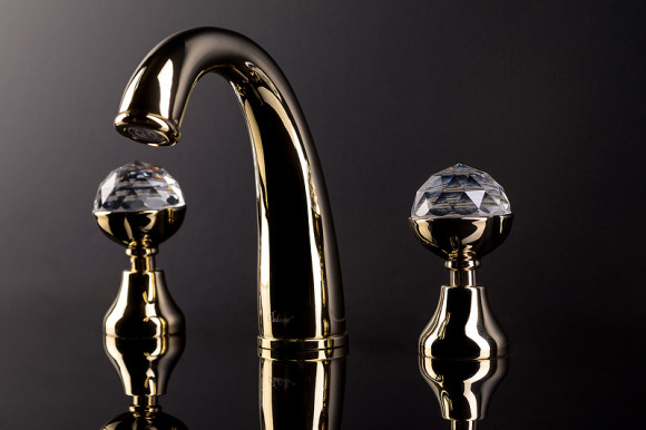 Смеситель для раковины Boheme Imperiale Presente 337 Золото