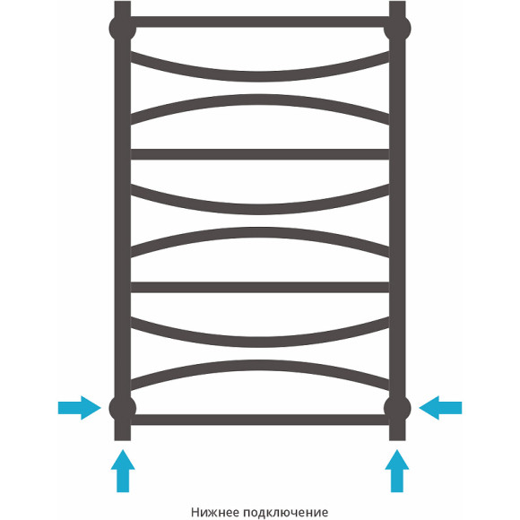 Водяной полотенцесушитель Сунержа Ажур 800х500 00-0255-8050 Хром Водяной полотенцесушитель Сунержа Ажур 800х500 00-0255-8050 Хром