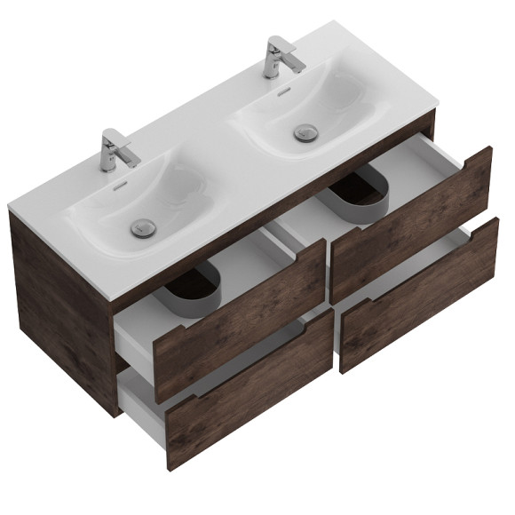 Тумба под раковину BelBagno Etna 120 ETNA-1200-4C-SO-2-RW подвесная Rovere Moro Тумба под раковину BelBagno Etna 120 ETNA-1200-4C-SO-2-RW подвесная Rovere Moro