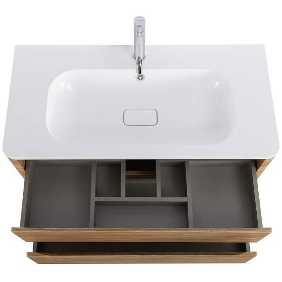 Тумба под раковину Cezares Relax 100 RELAX-1000-2C-SO-RC-P подвесная Дуб карамельный