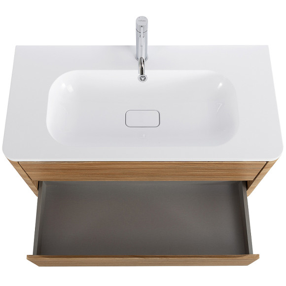 Тумба под раковину Cezares Relax 100 RELAX-1000-2C-SO-RC-P подвесная Дуб карамельный