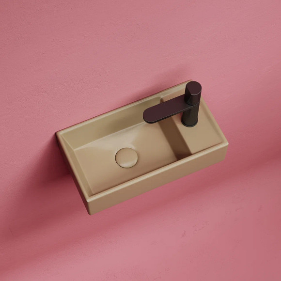 Раковина Ceramicanova Element 41 L CN6051LMC Капучино матовая Раковина Ceramicanova Element 41 L CN6051LMC Капучино матовая