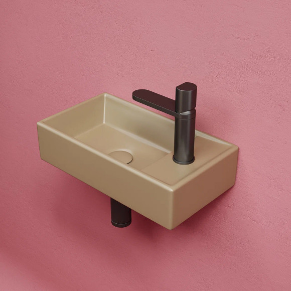 Раковина Ceramicanova Element 41 L CN6051LMC Капучино матовая Раковина Ceramicanova Element 41 L CN6051LMC Капучино матовая