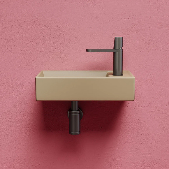 Раковина Ceramicanova Element 41 L CN6051LMC Капучино матовая Раковина Ceramicanova Element 41 L CN6051LMC Капучино матовая