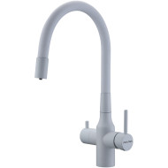 Смеситель для кухни Paulmark Salix Sa213419-431 Белый матовый Смеситель для кухни Paulmark Salix Sa213419-431 Белый матовый