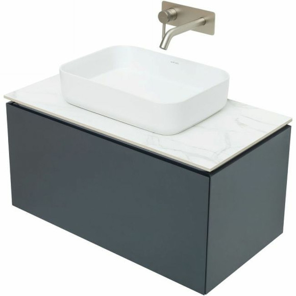 Тумба под раковину Allen Brau Infinity 85 1.21002.AM подвесная Антрацит матовый Тумба под раковину Allen Brau Infinity 85 1.21002.AM подвесная Антрацит матовый