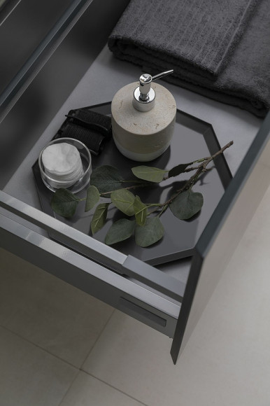 Тумба под раковину Allen Brau Infinity 85 1.21002.AM подвесная Антрацит матовый Тумба под раковину Allen Brau Infinity 85 1.21002.AM подвесная Антрацит матовый