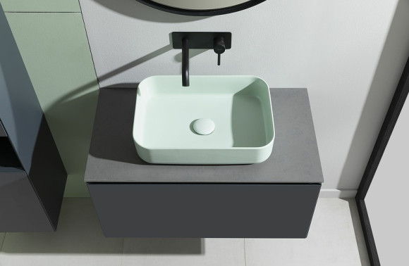 Тумба под раковину Allen Brau Infinity 85 1.21002.AM подвесная Антрацит матовый Тумба под раковину Allen Brau Infinity 85 1.21002.AM подвесная Антрацит матовый