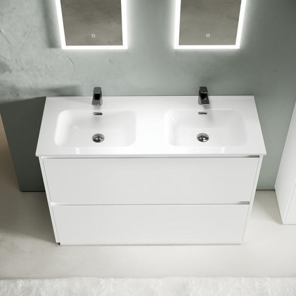 Тумба под раковину Sancos Libra Floor 120 LB120F-2W Белый глянец Тумба под раковину Sancos Libra Floor 120 LB120F-2W Белый глянец