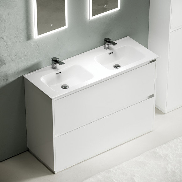 Тумба под раковину Sancos Libra Floor 120 LB120F-2W Белый глянец Тумба под раковину Sancos Libra Floor 120 LB120F-2W Белый глянец