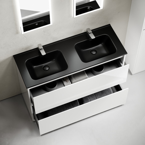 Тумба под раковину Sancos Libra Floor 120 LB120F-2W Белый глянец Тумба под раковину Sancos Libra Floor 120 LB120F-2W Белый глянец