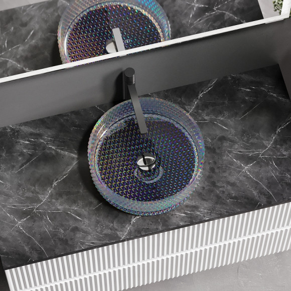 Раковина-чаша Ceramicanova Cristal 36 CN6059 Неон Раковина-чаша Ceramicanova Cristal 36 CN6059 Неон