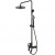 Душевая система Bravat Rhein F6429564BW-A-ENG Черный матовый