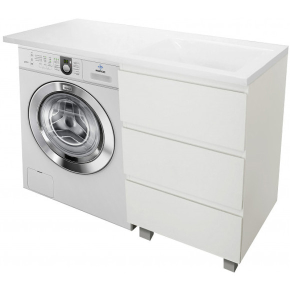 Тумба с раковиной Эстет Dallas Luxe 105 R ФР-00009669 Белая Тумба с раковиной Эстет Dallas Luxe 105 R ФР-00009669 Белая