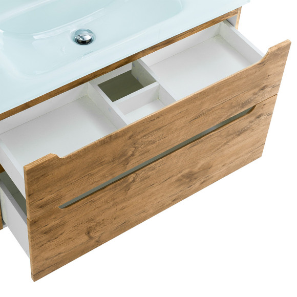 Тумба под раковину BelBagno Etna-H60 100 ETNA-H60-1000-2C-SO-RN-P подвесная Rovere Nature Тумба под раковину BelBagno Etna-H60 100 ETNA-H60-1000-2C-SO-RN-P подвесная Rovere Nature