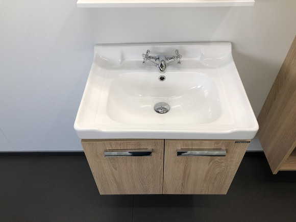 Тумба с раковиной Comforty Рига 60 00004142213 подвесная Дуб сонома Тумба с раковиной Comforty Рига 60 00004142213 подвесная Дуб сонома