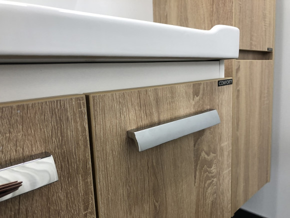 Тумба с раковиной Comforty Рига 60 00004142213 подвесная Дуб сонома Тумба с раковиной Comforty Рига 60 00004142213 подвесная Дуб сонома