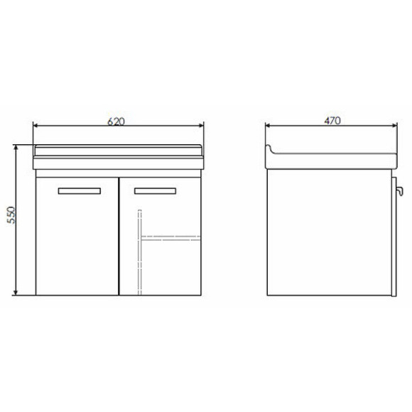 Тумба с раковиной Comforty Рига 60 00004142213 подвесная Дуб сонома Тумба с раковиной Comforty Рига 60 00004142213 подвесная Дуб сонома