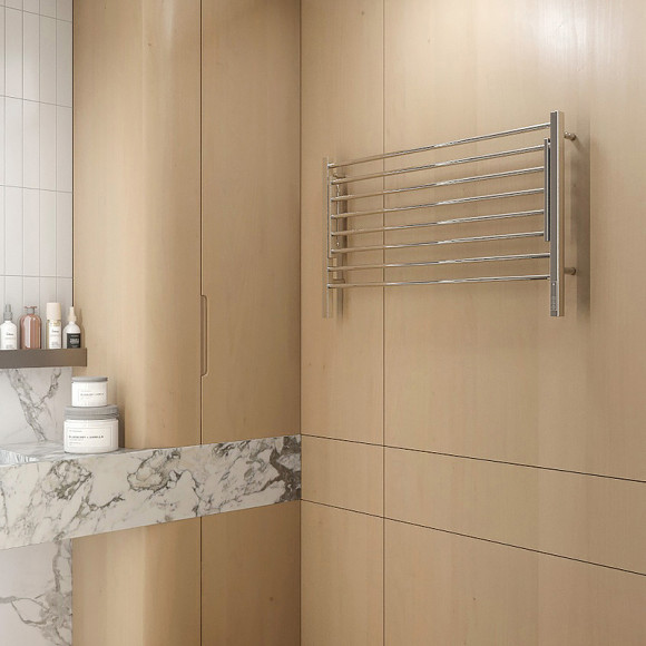 Электрический полотенцесушитель Terminus Горизонт П8 1000х600 4670078543271 с полкой Хром