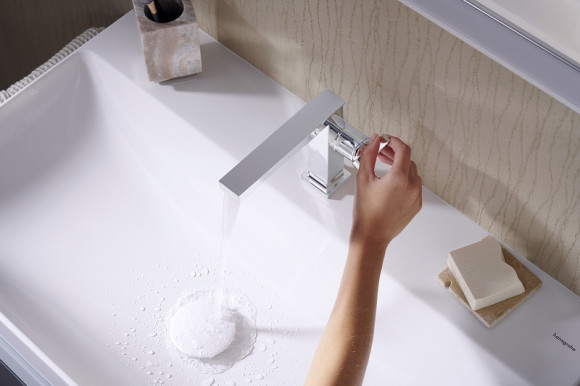 Смеситель для раковины Hansgrohe Tecturis E 73020000 Хром