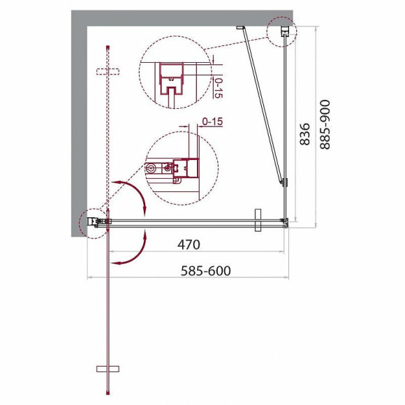 Душевой уголок BelBagno Marmi 60х90 MARMI-AH-1-60/90-C-Cr профиль Хром стекло прозрачное Душевой уголок BelBagno Marmi 60х90 MARMI-AH-1-60/90-C-Cr профиль Хром стекло прозрачное