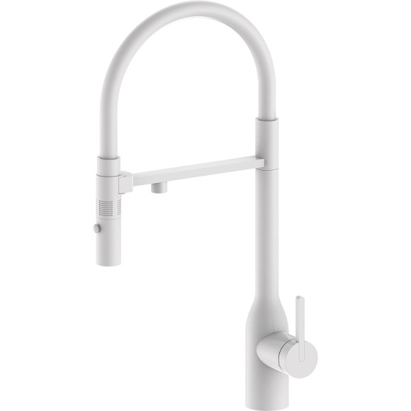 Смеситель для кухни Paulmark Magneto One Ma213188-WH Белый матовый