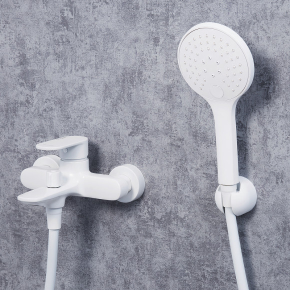 Смеситель для ванны WasserKRAFT Mindel 8501 Белый матовый Смеситель для ванны WasserKRAFT Mindel 8501 Белый матовый