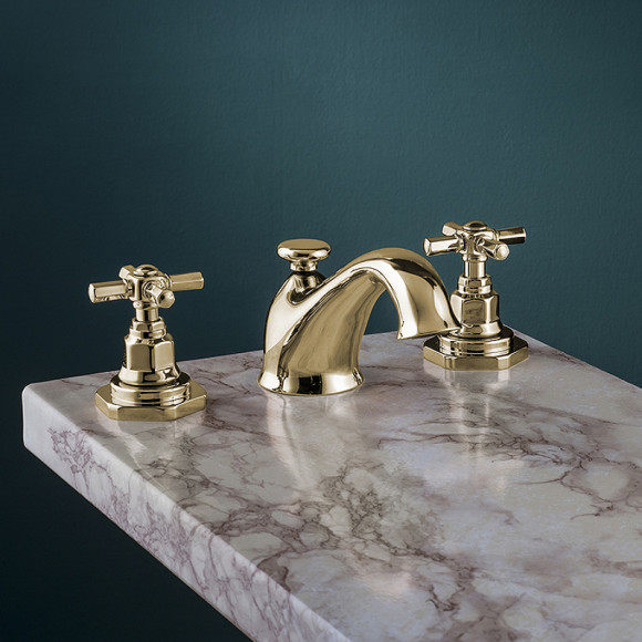 Смеситель для раковины Gattoni TRD TR095/18D0 Золото 24 карат Смеситель для раковины Gattoni TRD TR095/18D0 Золото 24 карат