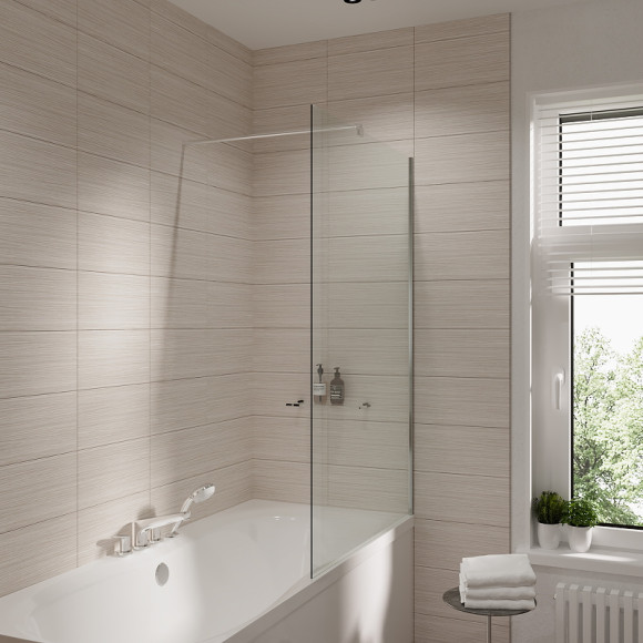 Шторка на ванну Grossman 120х140 GR-103 профиль Хром стекло прозрачное Шторка на ванну Grossman 120х140 GR-103 профиль Хром стекло прозрачное