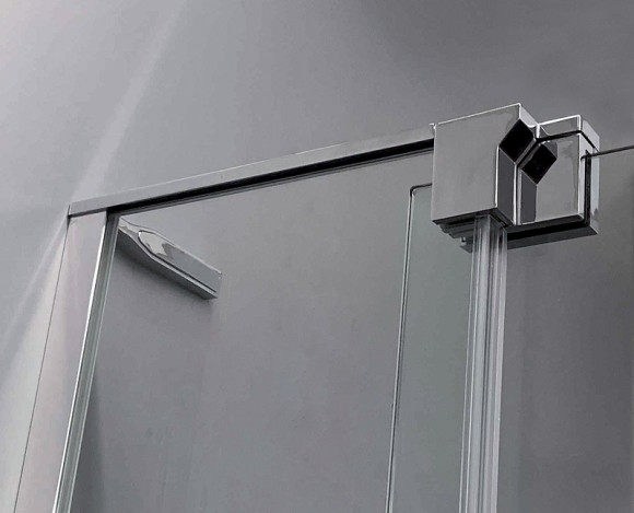 Душевой уголок Cezares Slider 100x90 SLIDER-AH-1-90-90/100-GRIGIO-Cr профиль Хром стекло серое