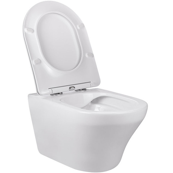 Унитаз Vincea Edge-M Rimless VT1-37 подвесной с сиденьем Микролифт Унитаз Vincea Edge-M Rimless VT1-37 подвесной с сиденьем Микролифт