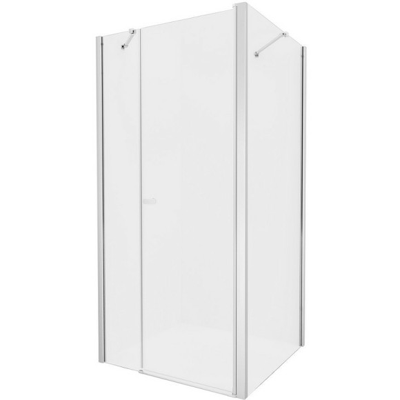 Душевой уголок New Trendy New Soleo Chrome 120х90 K-0711 профиль Хром стекло прозрачное