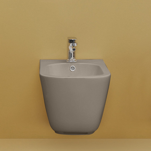 Биде Kerasan Tribeca 512581 подвесное Nocciola