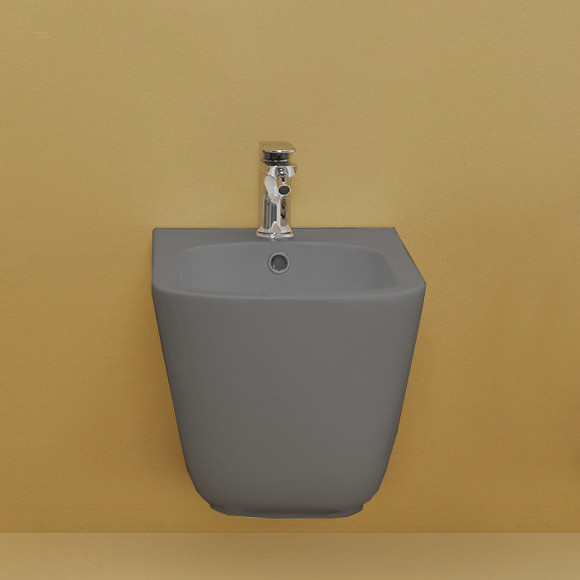 Биде Kerasan Tribeca 512589 подвесное Ferro matt Биде Kerasan Tribeca 512589 подвесное Ferro matt